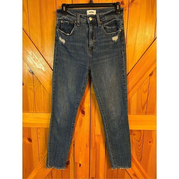PISTOLA High Rise Skinny Jeans Size 26 Distressed Stretchy (0460) - Picture 1 of 8